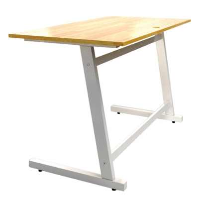 Bộ Bàn Rec-Z Trắng Và Ghế Đen IBIE IB517