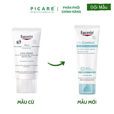 Kem Dưỡng Da Mặt Eucerin AtoControl Face Care Cream (50 ml)