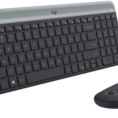 Bộ phím chuột không dây logitech MK470 Slim - Hàng Chính Hãng