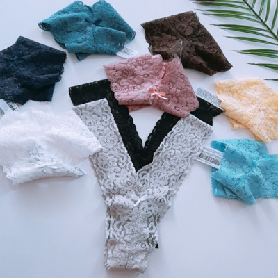 COMBO 03 QUẦN LÓT REN CHỮ Y, DÁNG CHUẨN, SIÊU SEXY QL2403 (Màu ngẫu nhiên)