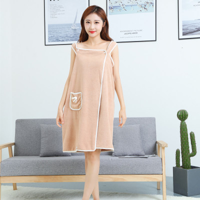 Áo khăn tắm nữ kiểu đầm , phong cách hiện đại - Khăn choàng tắm xỏ tay - trơn , mịn , thoáng mát phù hợp với mọi loại dáng , giao màu ngẫu nhiên