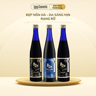 ĐẸP NÕN NÀ - DA PHỦ SƯƠNG CĂNG MƯỚT Combo 3 Chai: COLLAGEN + SAKURA COLLAGEN + SAKURA PLACENT Nước Uống Đẹp Da Nhật Bản