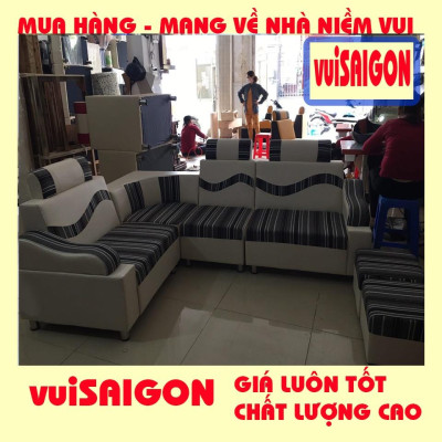 GHẾ SOPHA NỆM 2.1m x 1.6 DA MỀM MẠI CHỮ L PHÙ HỢP MỌI GIA ĐÌNH