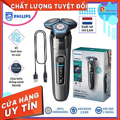 Máy cạo râu khô và ướt Series 7000 cao cấp Hà Lan. Thương hiệu Philips Norelco S7788- HÀNG CHÍNH HÃNG