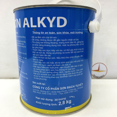 Sơn dầu Bạch Tuyết màu bạc 120A 2.8kg