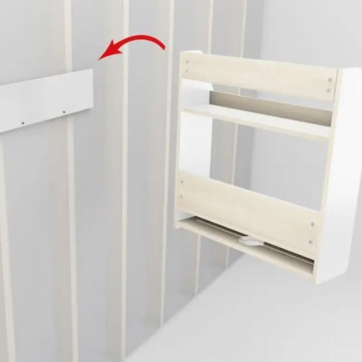 Kệ Treo Tường 2 Tầng Đựng Đồ Juno Sofa CTKR19 KT 70x72x18.5cm