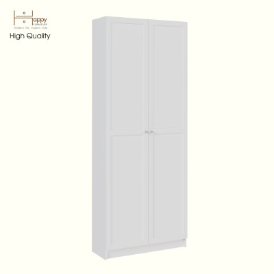 [Happy Home Furniture] CATY, Kệ sách 6 tầng 2 cửa mở, 80cm x 30cm x 202cm ( DxRxC), KSA_058