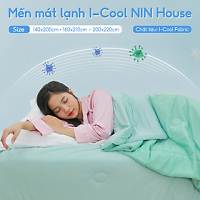 [CHĂN HÈ MÁT LẠNH] Mền lạnh I Cool Advance NIN House NM8036 2mx2m2 | Chăn chần bông Ice Silk lạnh như tencel, Chăn điều hoà nhiều độ