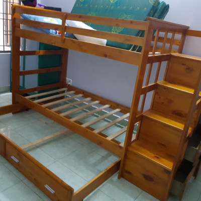 Giường Tầng GTACME(3 TẦNG)-OAK 