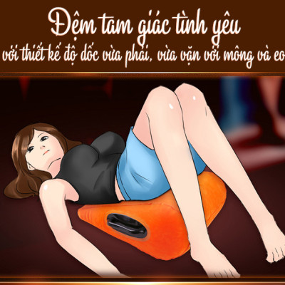 (Chọn Mẫu) Gối Đệm Bơm Hơi Tình Yêu, Ghế Hơi Tình Yêu Có Tay Cầm Hỗ Trợ Giữ Tư Thế QH, Đỡ Mỏi Chân, Hỗ Trợ Tư Thế Mới