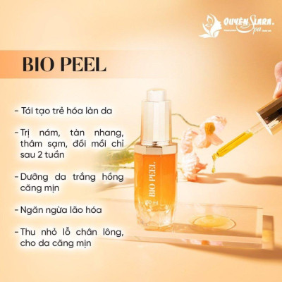 Bộ Sản Phẩm Chăm Sóc Da BIO PEEL & HYDRA SERUM Quyên Lara - Làm Mờ Các Vết Thâm, Sạm, Nám, Sáng Da
