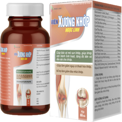 [CHÍNH HÃNG] Viên Xương Khớp Ngọc Linh – Hỗ trợ tăng độ bền và dẻo dai cho khớp
