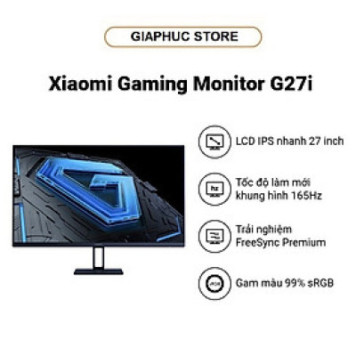 Màn hình gaming Xiaomi 27inch G27i P27FBB-RGGL (FHD/165Hz/1ms/IPS) - Hàng Chính Hãng