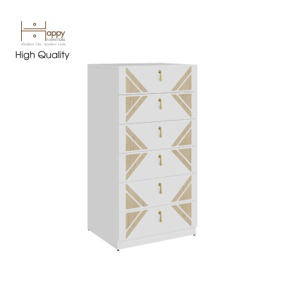 [Happy Home Furniture] CHARIS, Tủ lưu trữ 6 ngăn kéo, 56cm x 45cm x 108cm ( DxRxC), THK_118