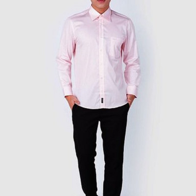 Áo Sơ Mi Nam Tay Dài Aligro Màu Hồng ALG0076