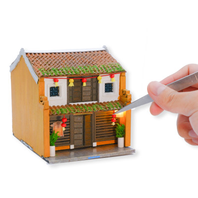 Mô Hình Tự lắp ráp DIY - Hội An Thế Giới Tí Hon-HA164-09 NHÀ CỔ TẤN KÝ