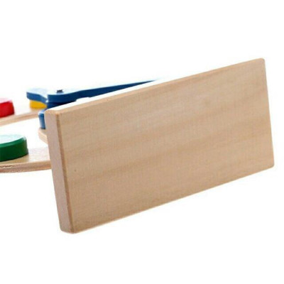 Đồ chơi đồng hồ gỗ để bàn khuyết giữa - Đồ chơi giáo dục ch