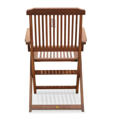 Ghế  Xếp Pongkar Có Tay IBIE NC2003 (53 x 55 x 88 cm) - Nâu