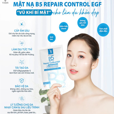 Mặt nạ Yuejin B5 Repair Control EGF 25ml hạn 2027 Hàn Quốc bản mới nhất