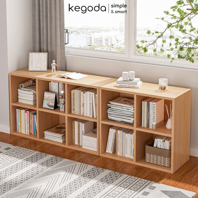 Kệ Sách Gỗ Tổ Ong 4 Ô Dài 60cm, Rộng 24cm Cao 60cm Thương Hiệu KEGODA KGD32