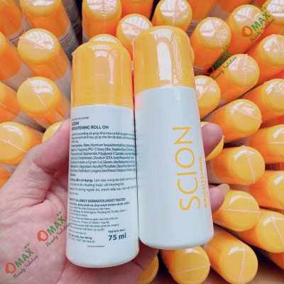 Lăn Khử Mùi SCION Brightening Roll-on 75ml Nhập USA - Ngăn Mùi Hôi Nách - Không Làm Ố Áo - Làm Sáng Da Dưới Cánh Tay