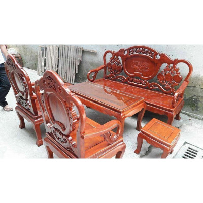 Bàn ghế Guột gỗ nhãn