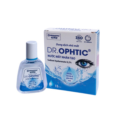 [3 Hộp] DR.OPHTIC Nước Mắt Nhân Tạo - Giữ Ẩm, Làm Dịu & Giảm Khô Mắt