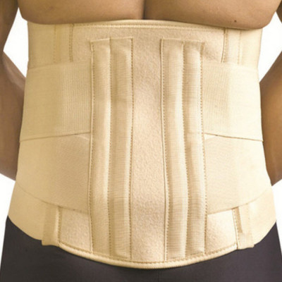 Đai lưng Cố Định Thắt Lưng Cột Sống | Đai thoát vị đĩa đệm Elnova (Màu Kem)