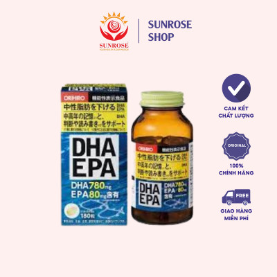 THỰC PHẨM BẢO VỆ SỨC KHỎE DHA , EPA ORIHIRO (ORIHIRO DHA  EPA)