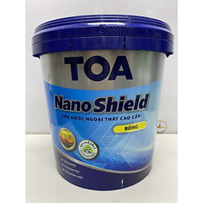 Sơn nước cao cấp Toa Nanoshield ngoại thất màu vàng 8522 _ 15L