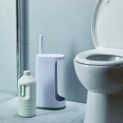 Bộ cọ toilet thông minh cao cấp Joseph Joseph Lớn 001990 Xám/Trắng