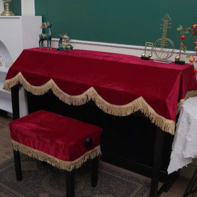 Bộ phủ đàn piano điện tử 88 phím phong cách Châu Âu cổ điển sang trọng chống bụi chống xước - Hàng chính hãng