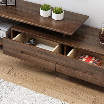 HÀNG HOT Kệ tivi sang trọng hiện đại 1m8-2m5 tiện ích Kệ tivi gỗ tự nhiên cao cấp đa năng sang trọng LUX-KTV05