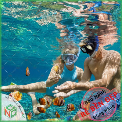 (Khám Phá) Kính Bơi Lặn Kèm Ống Thở Độc Lập KhoNCC Hàng Chính Hãng - Cho Bé Nhìn Sâu Tận Đáy Hồ - KLM-KBCOT