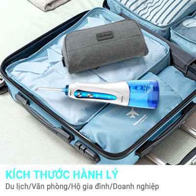 Máy Tăm Nước Cầm Tay H2OFloss HF-9P Làm Sạch Răng - Hàng Chính Hãng