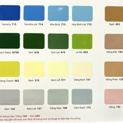 Sơn dầu Bạch Tuyết màu Vert 618 3kg