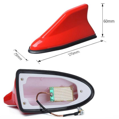 Anten vây cá mập ô tô, xe hơi - Loại có ăng ten bắt sóng cao cấp: CB-870625 - Hàng Nhập Khẩu