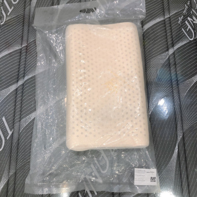 Gối Dợn Sóng Cao Su Thiên Nhiên Vạn Thành 29x49x09cm độ đàn hồi cao nâng đỡ tốt