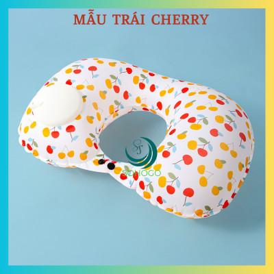 Gối kê cổ bơm hơi du lịch cao cấp Gối cổ hơi tiện lợi đi máy bay, ô tô Gối cổ chống mỏi có van bơm thông minh Gối hơi du lịch gọn nhẹ có thể gập lại- Gối kê cổ hỗ trợ giấc ngủ khi di chuyển