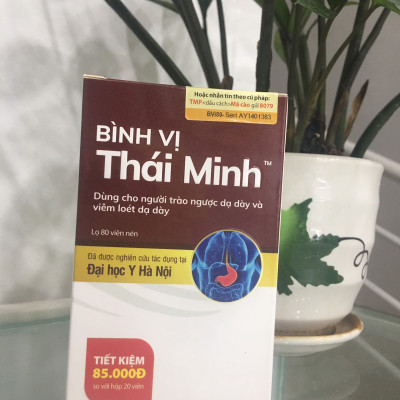 Bình vị Thái Minh- Giảm viêm loét dạ dày, trào ngược dạ dày, thực quản 