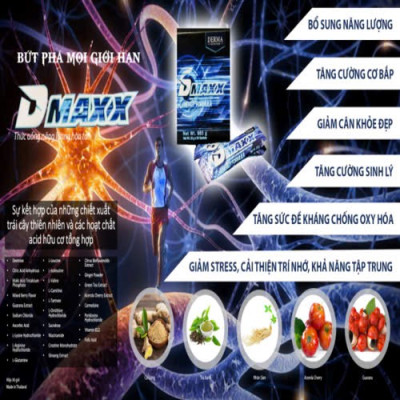 DMAXX thức uống bổ sung vitamin năng lượng có đường DAMODE 43 gói màu xanh mỗi gói 22gr
