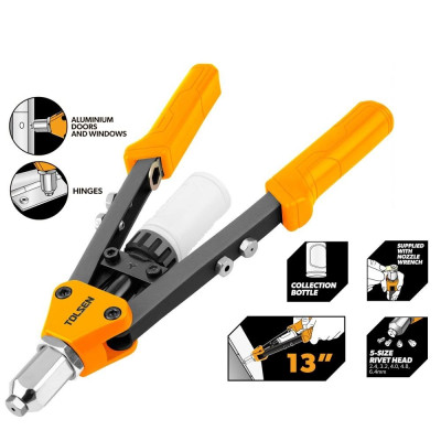 KỀM BẤM RIVE ( NHÔM, SẮT, INOX ) 13" TOLSEN 43096 - HÀNG CHÍNH HÃNG