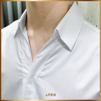ÁO SƠMI TRẮNG CÔNG SỞ CỔ CÁCH ĐIỆU NAM HÀN QUỐC 006370