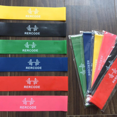 Sét 6 Dây Đàn Hồi Tập Gym Yoga,Tập Mông Đùi,chân tay Dây Kháng Lực, Dây Đàn Hồi Tập Thể Dục - Hàng Chính Hãng