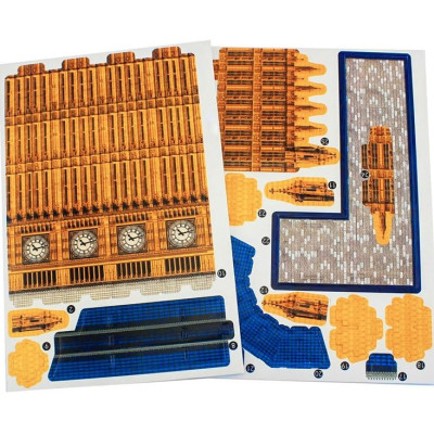 Mô Hình Giấy 3D Magic Puzzle: Tháp Đồng Hồ Big Ben B568-1 (190 Chi Tiết)