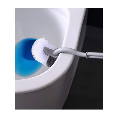 Chổi cọ bồn cầu cọ rửa toilet thông minh thiết kế mới làm sạch hiệu quả giá rẻ (tặng móc treo dán tường)