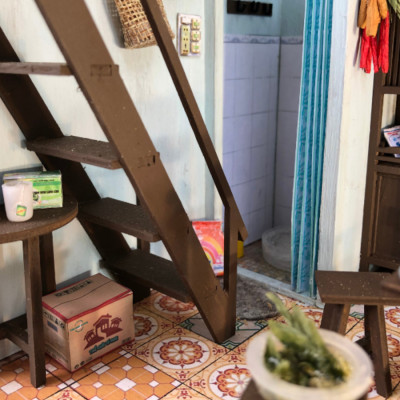 MÔ HÌNH TỰ LẮP RÁP DIY NHÀ SÀI GÒN XƯA - BẾP CỦA MẸ - TX02