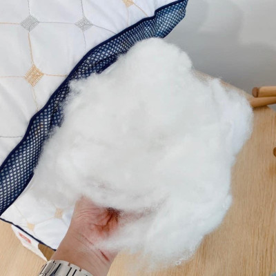 Đôi ruột gối nằm trần trám LIDACO cao cấp bông tự nhiên vải cotton 100% kích thước 50x70cm (2 chiếc)