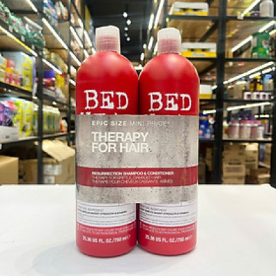 Bộ Dầu Gội và Xả Phục Hồi Tóc Tigi Bed Head Urban Antidotes Resurrection 750ml - Chính hãng 