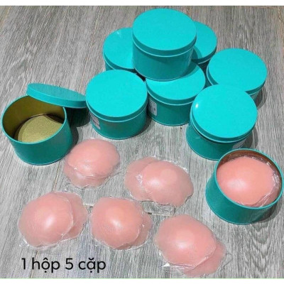 Miếng dán ngực, combo 5 cặp (10 miếng) dán ngực đẹp, chắc chắn, có hộp đựng siêu đẹp